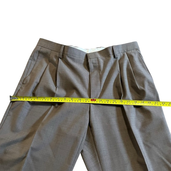 Vintage Covington men’s slacks work dress pants classic brown neutral size 36 - Picture 5 of 10